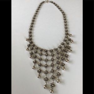 Vintage Sterling Chain Mail Necklace 38.8 Gr. Wow